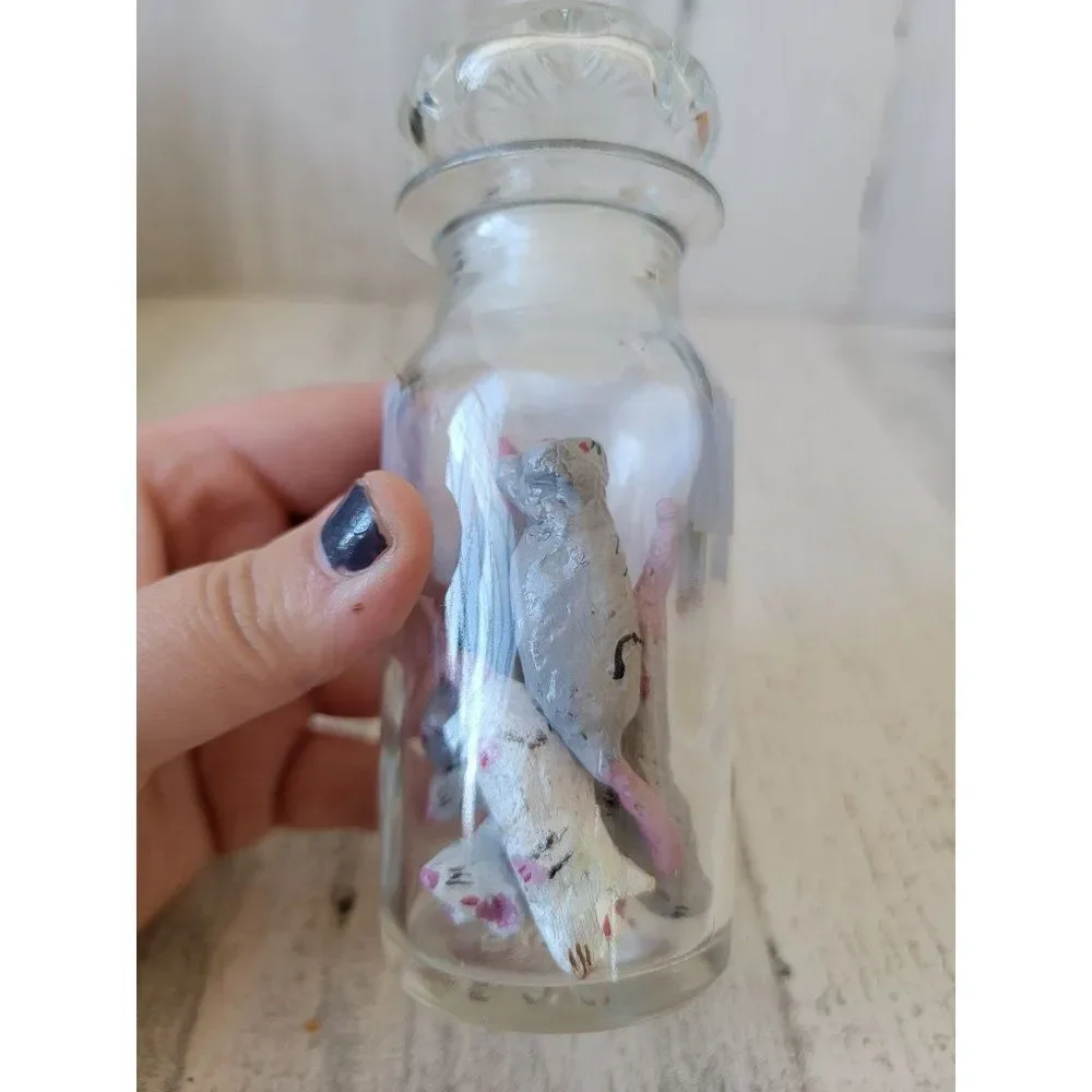 Witch potion ingredients pickled mice scary Halloween bottle prop‎ decor
